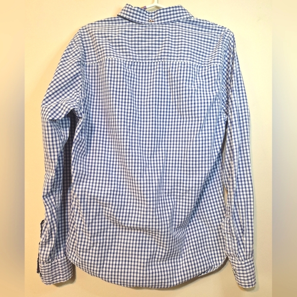 Thread & Cloth Small longsleeve blue gingham button-up - Picture 8 of 8